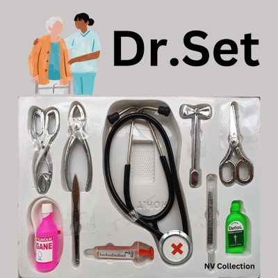 CTC CREATION Metallic Doctor Set for Children to Have Fun