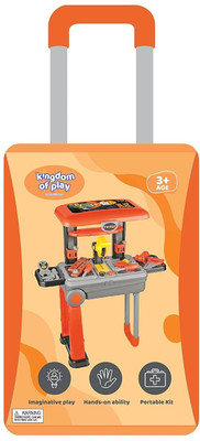 Pepstter 2-in-1 Trolley Tool Set for Kids – Pretend Play & Learning Toy for Ages 3+