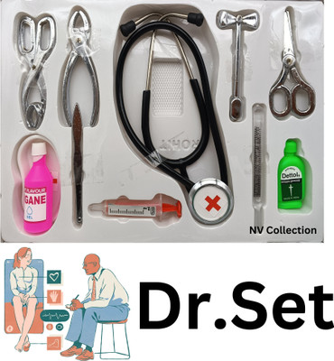 CTC CREATION Kid-Friendly Doctor Tools in a Metallic Theme