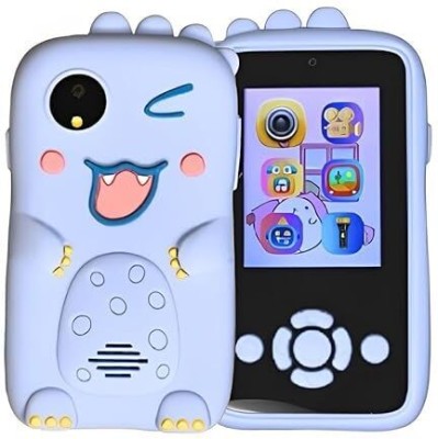 Bluedeal Kids Smartphone Toy with MP3 Music Player- Dual Camera for Selfies (Blue)