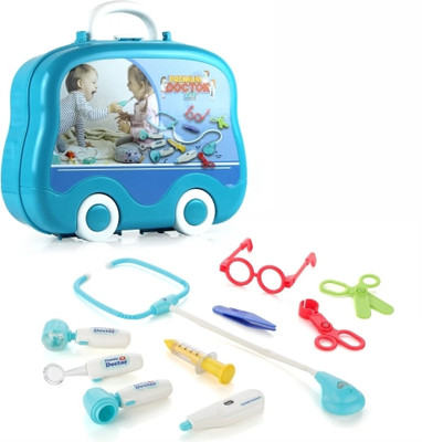 CHANAK Premium Doctor Set Suitcase For Kids, 10 Piece Doctor Kit For Boys & Girls