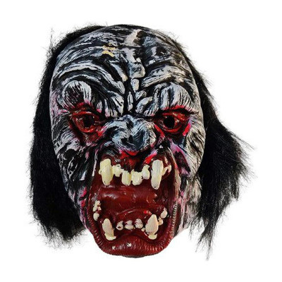 OM CORPORATION Rubber Fancy Horror Scary Ghost Face Mask(Black)