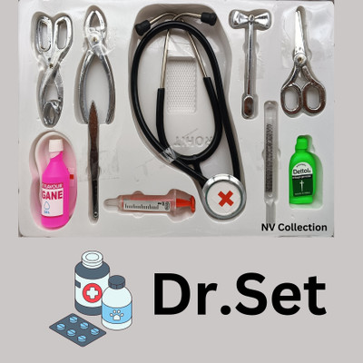 CTC CREATION Shiny Metallic Doctor Play Set for Kids