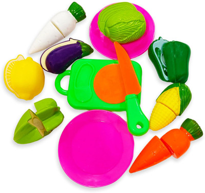 Ruffo Realistic Pretend Play Fruit and Vegetable Cutting Game