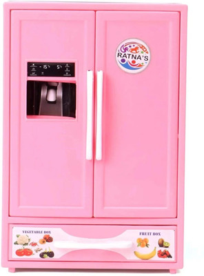 BKDT Marketing Refrigerator/ Kitchenware Toy for Kids with Accessories - Ice Trays, Butter Box