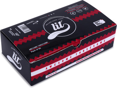 LIT 3 Organic Rice Paper & 3 Perforated Tips  Unruled king-size slim rolling papers 12 gsm Paper Roll(Set of 1, White)