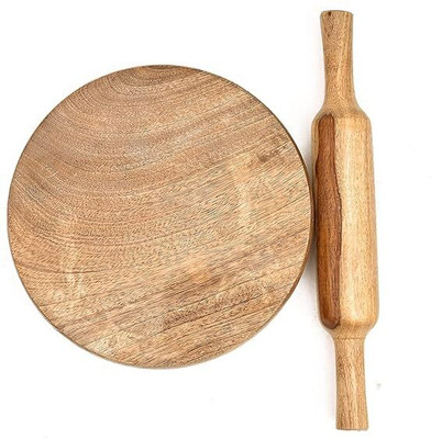 EcoWuuD CHAKLA-BELAN Rolling Pin & Board(Pack of 1)