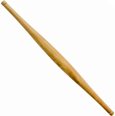 SHULIN Natural Handcrafted Dough Roller | Belan For kitchen | Roti Maker | Teak Wood Rolling Pin(Brown, Pack of 1)