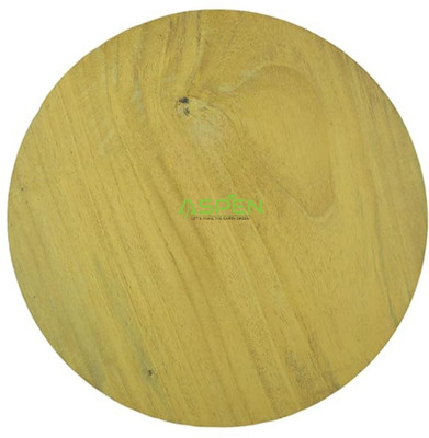 ASPEN Chapathi Kattai/Rolling Pin Board/Wodden Chakla - 10 inch (26 cm) Rolling Pin & Board(Pack of 1)