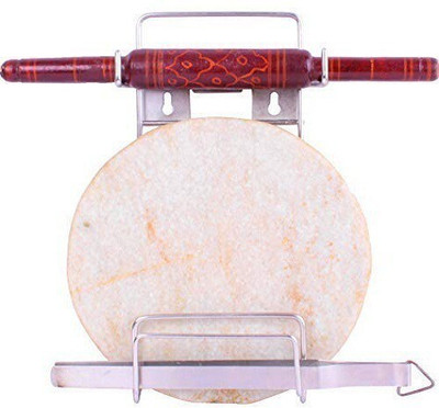 SLIMSHINE Rolling Pin & Board(Silver, Pack of 1)