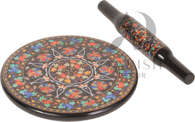 AARISH DECOR PRINTED ROLLING BOARD SET Rolling Pin & Board(Multicolor, Pack of 2)