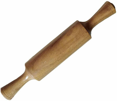 Vijay Best Quality Rolling Board/ROTI Maker 12"inch Rolling Pin (Pack of 1) Rolling Pin(Brown, Pack of 1)