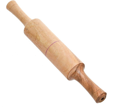 SVDK Smooth Finish Wooden Belan/Rolling Pin/Roti Maker/chapati Roller (12 inch) Rolling Pin(Pack of 1)