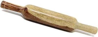 Satre Online and Marketing Wooden Rolling Pin,Roti Maker,Belan Set of 1 Pcs Rolling Pin(Brown, Pack of 1)