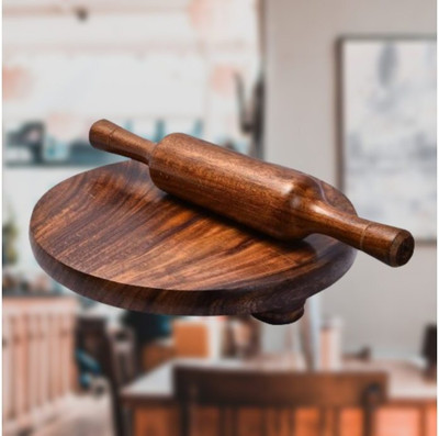 Tannu Craft Rolling Pin & Board(Pack of 1)