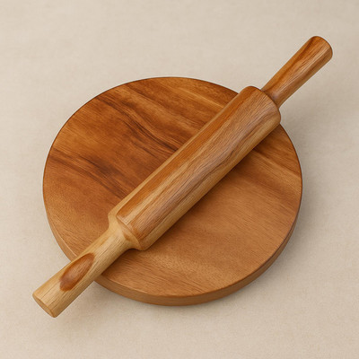 khatun's Rolling Pin & Board(Pack of 1)