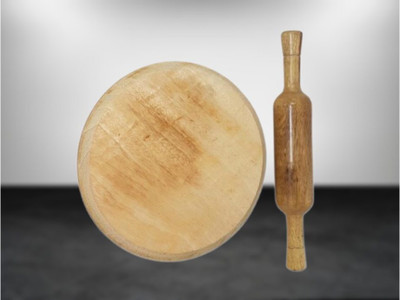 Tannu Craft Rolling Pin & Board(Pack of 2)