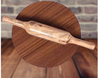 Tannu Craft Rolling Pin & Board(Pack of 1)