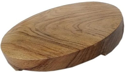 Mahira handicarft Mango Wood Chakla 12 In For Roti/Chapati Maker/ Parantha, papad Board(Brown, Pack of 1)