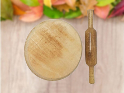 Tannu Craft Rolling Pin & Board(Pack of 2)
