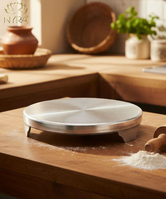 Nyra Aluminium chakla Board(Silver, Pack of 1)