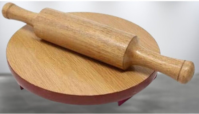 Tannu Craft Rolling Pin & Board(Pack of 2)