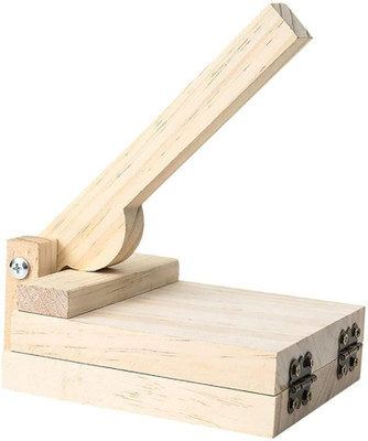 Myzory Wooden Paste Press Manual Dumpling Presser Rolling Pin(Brown, Pack of 1)