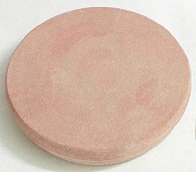 BRIJ HAAT Stone Chandan rubbing chakla/Pata for preparing chandan paste 3 inch Board(Brown, Pack of 1)