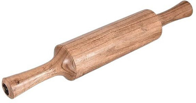 Sjeme VS2 Enterprises Heavy Wooden Rolling Pin Roti Chakla Belan Rolling Pin(Brown, Pack of 1)