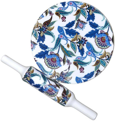 TAHandicrafts Rolling Pin & Board(Multicolor, Pack of 1)