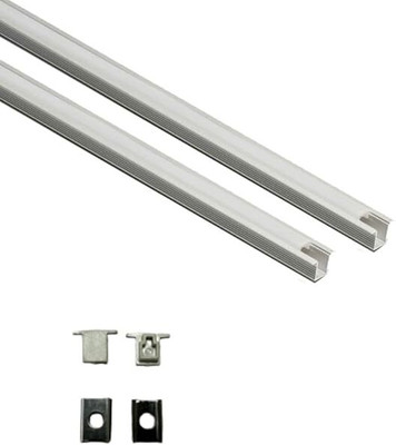 ABAJ AL Aluminum Rectangular Conciled LED 1Meter Profile (07x09mm) - Pack of 2 LED Driver