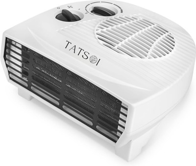 TATSOI 2000 Watts Room Heater (White color ) with ABS body (TI-9111) Fan Room Heater