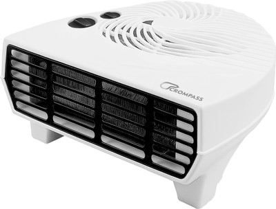 CROMPASS Adjustable 1000/2000 Watt, Silent, Copper Motor, Thermostat, Overheat Protection Fan Room Heater