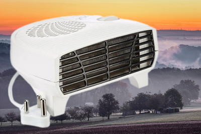 BAJAJ OEH-1220 2000-Watt Fan Heater (White) & [ Orpat Room Heater ] Fan Room Heater