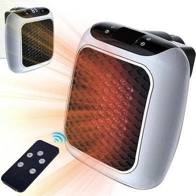 Kesrin Turbo 800 Wall Handy Heater with Remote, Timer, Auto Shut-Off Fan Room Heater