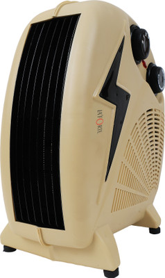 LA'FORTE 1000W/2000W Dual Heating Modes- Off White Fan Room Heater