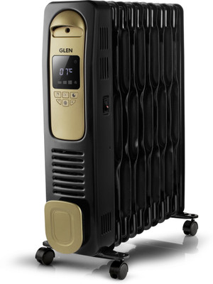 Glen HA7013DOR11 Electric 11 Fin Oil Filled Radiator Room Heater Digital with 2 Years Warranty Oil Filled Room Heater