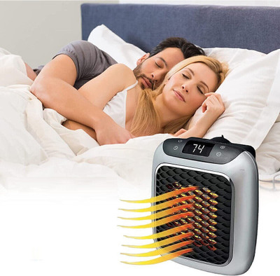 Xydrozen HANDY HEATER TURBO 800 WALL OUTLET CERAMIC SPACE HEATER-Grey HANDY HEATER TURBO 800 WALL OUTLET CERAMIC SPACE HEATER-Grey Fan Room Heater