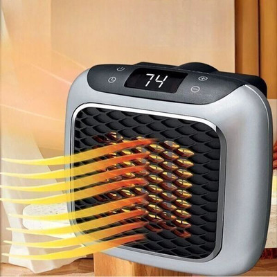 kaku Compact Electric Safe Heater for Home,Living Room,Bed Room, Office-Grey Fan Room Heater