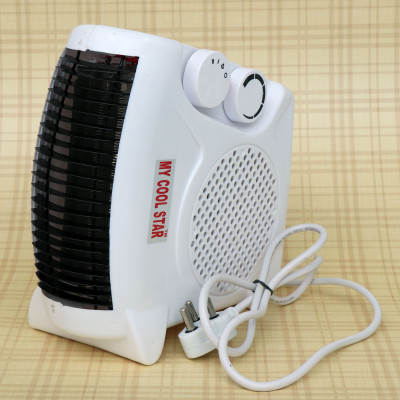 MY COOL STAR Room Heater For Home for 250 Sq. Feet|1000Watts/2000Watts Fan Room Heater