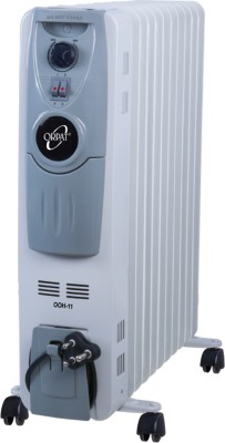 ORPAT Climate Control Oil Heaters OOH-11F1000W / 1500W / 2500W – Grey Oil Filled Room Heater