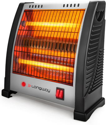Longway Blaze 2 Rod 800 Watt With ISI Approved Halogen Room Heater For Rs. 693 @ 68 %