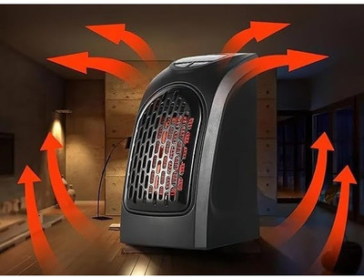 KGDA Wall plug In Room Heater Handy electric room heater Mini size heater Fan Room Heater