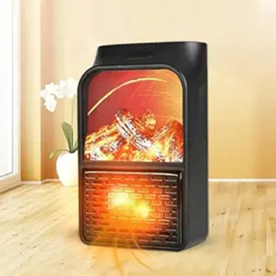 Vozica Electric Handy Heater Fan ,Wall-Outlet Bedroom, Living, Plug-in Wall LED Display Halogen Room Heater