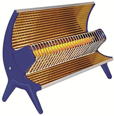 StonSell Present Priya Single Rod Room Heater For Home Stainless Steel Heat Reflector Radiant Room Heater