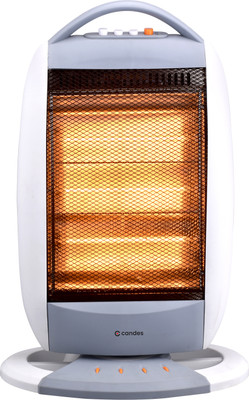 Candes New Infra3 Noiseless 1200Watt Infra3 Halogen Room Heater