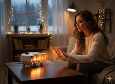 KASBAH KFH-HOME2000 (Ideal for Home/(Winter Special Heater– 2000W White Fan Room Heater