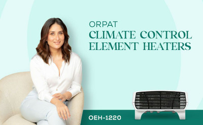 ORPAT Climate Control Element Heaters OEH-1220 Home White ! 1000W & 2000W Fan Room Heater