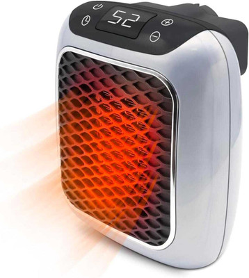A CONNECT Z Electric800WHeaterWithRemoteSpeedcontrolTimerWalltHeaterforOffice Fan Room Heater