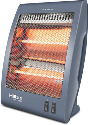 HILTON Quartz Heater 400/800-Watt | ISI Certified |Multi Mode | Grey Quartz Room Heater